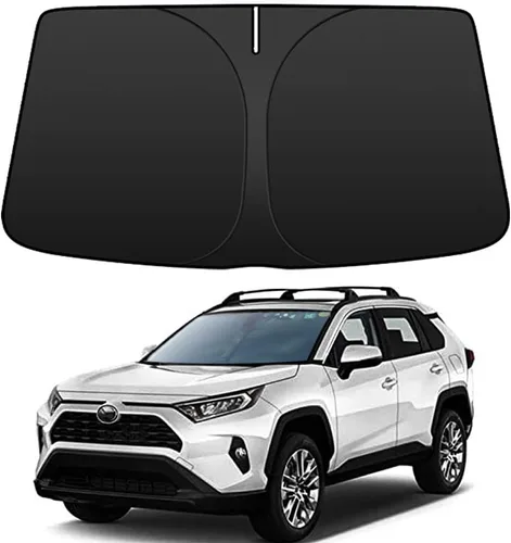 Miniatura 14 de Parasol plegable para parabrisas delantero de automóvil, ajuste personalizado para Toyota 4Runner 2010-2023 2024 2025, accesorios interiores