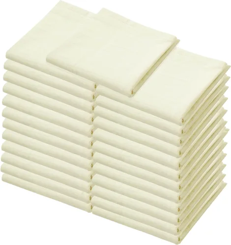 Miniatura 13 de Toallas de saco de harina, toalla de té para manualidades, toalla de cocina, toallas de secado de platos, toalla de algodón en blanco para bordado