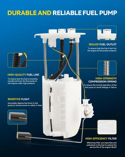 Miniatura 3 de PHILTOP Conjunto de módulo de bomba de combustible eléctrica de reemplazo para Tacoma 2005-2016 L4 2.7L, V6 4.0L Reemplaza # FG0919, SP9005M