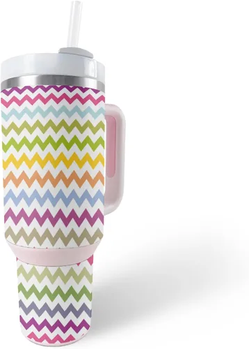 Miniatura 5 de MightySkins Skin - Vaso de vinilo compatible con Stanley The Quencher H2.0 FlowState de 40 onzas, cubo de rompecabezas, protectora, duradera