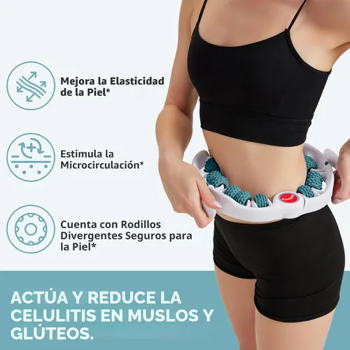 Miniatura 8 de Herramienta de masaje para celulitis, masajeador de drenaje linfático, rodillo muscular, masaje de fascia profunda, eliminación de piel con 14