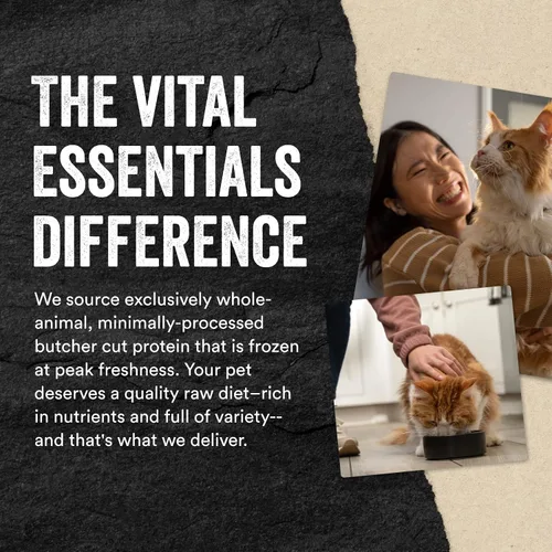 Miniatura 6 de Vital Essentials Golosinas para gatos liofilizadas crudas Menudillos de pollo 1 oz Paquete de 2