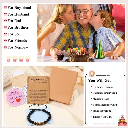 Miniatura 6 de MONOZO Regalos de cumpleaños para hombres y niños, regalos de cumpleaños 89101316th18th2130th40th50th60th70th Birthday Gifts for Men Boy Happy