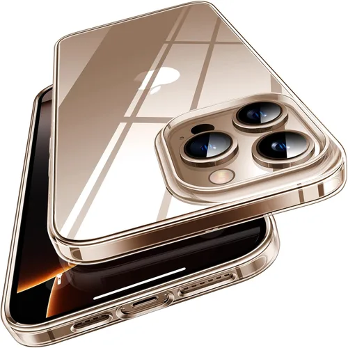 Miniatura 16 de TORRAS Funda Transparente Cristalina para iPhone 16 Pro, Ultra-Delgada [No Amarillea] [Protección Militar] Ajuste Delgado Funda de Silicona TPU