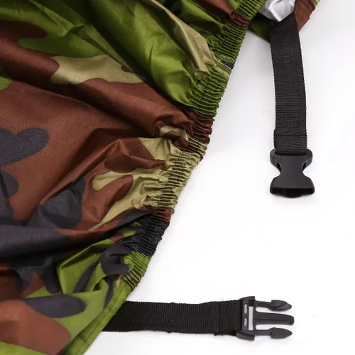 Miniatura 6 de uxcell L 190T - Funda para motocicleta y scooter camuflaje al aire libre a prueba de polvo de 86 pulgadas para Yamaha