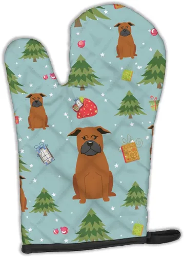 Miniatura 375 de Caroline's Treasures BB2732OVMT Dog House Collection Border Collie - Guante de horno grueso resistente al calor para sartenes calientes y horno