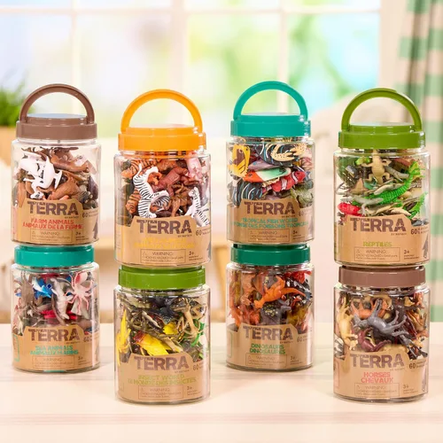 Miniatura 5 de Terra by Battat – Tubo de juguete de 60 piezas de insectos y bichos – Mini figuras de animales de plástico para niños – Hormigas, escorpiones