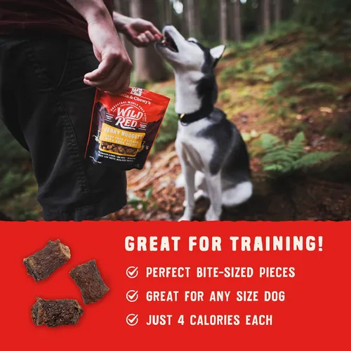 Miniatura 7 de Stella & Chewy's Wild Red Jerky Nuggets - 90% Receta Rica en Proteínas de Pollo y Pato para Perros - Premios de Entrenamiento Sin Cereales