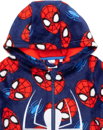 Miniatura 6 de Marvel Spider-Man - Mameluco de superhéroe para niños, Azul