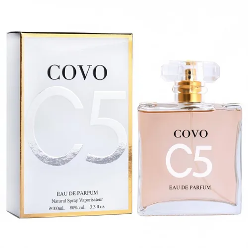 URBAN COLLECTION Covo C5 Eau De Parfum para mujer, 3.4 onzas líquidas, feminidad pura en una botella, delicados aromas florales de jazmín y rosa de