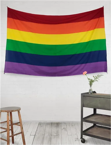 Miniatura 7 de Sunshine Joy Tapiz del orgullo gay, sábana de playa, colcha para colgar en la ventana (60 x 90 pulgadas)