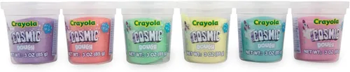 Miniatura 4 de Crayola Cosmic Dough 20pk x 3oz - Juguetes especiales para niños, recuerdos de fiesta, artículos escolares - Masa para modelar brillante no tóxica