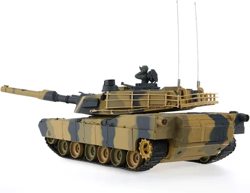 Miniatura 3 de POCO DIVO RC Tanque Airsoft Panzer a escala 1/24, modelo militar, vehículo infrarrojo