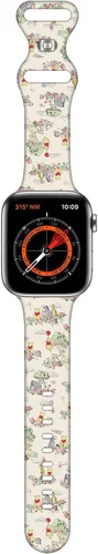 Miniatura 6 de Correa de silicona de dibujos animados compatible con Apple Watch de 1.496/1.575/1.614/1.654/1.732 pulgadas, bonitas correas de repuesto para Apple