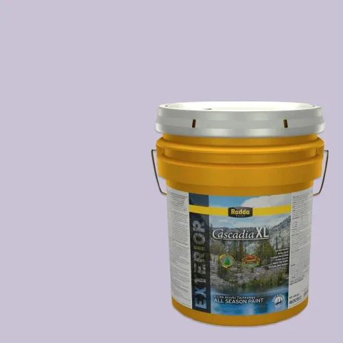 Miniatura 89 de Rodda Paint CASCADIA XL Pintura e imprimación de satén exterior en uno, cuarto de galón, bikini lavanda