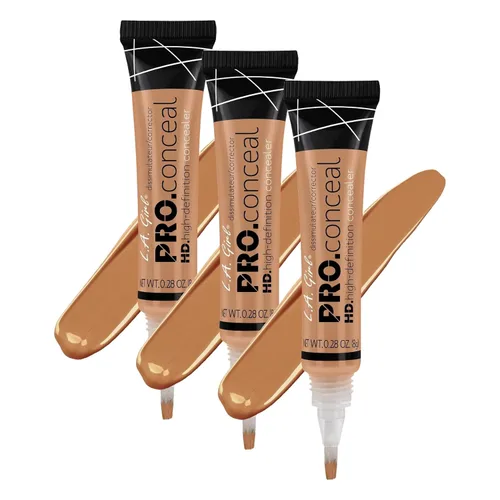 L.A. Girl Corrector Pro, beige medio, 0.28 onzas (LAX-GC978-A) (paquete de 3)