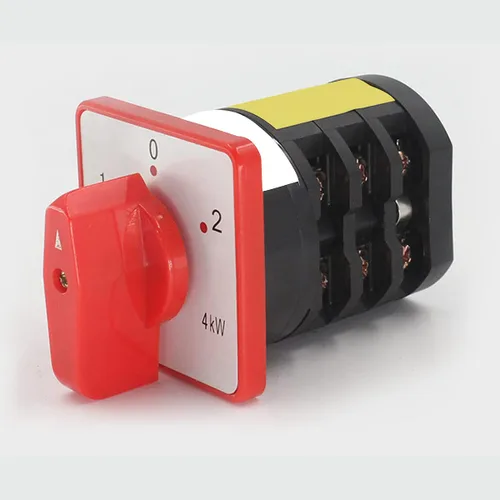 Miniatura 3 de Interruptor selector de cambio universal, interruptor de transferencia de potencia, 3 posiciones 12 terminales, HZ5D-20/4 M05 380V 20A Motor