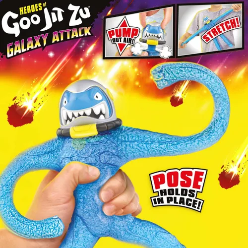 Miniatura 4 de Heroes of Goo Jit Zu - Figura de acción Galaxy Attack, Pump Power - Air Vac Thrash, multicolor (41223)