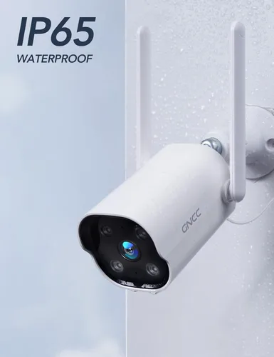 Miniatura 2 de Cámara GNCC para exteriores, cámaras 2K para seguridad del hogar al aire libre, cámaras de seguridad para el hogar, detección de movimiento, visión