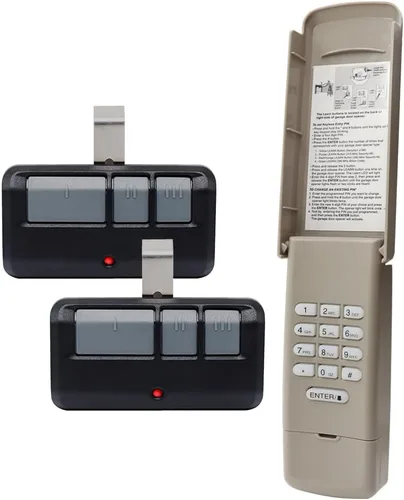 Miniatura 8 de Teclado de abridor de puerta de garaje para abridores liftmaster Chamberlain Craftsman producidos desde 1993, teclado inalámbrico de entrada sin