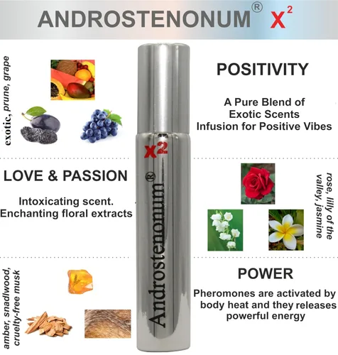 Miniatura 5 de ANDROSTENONUM MAX & X2 Pherolec - Aceite de perfume de feromonas masculinas globales para él, real de larga duración, original, mejores feromonas