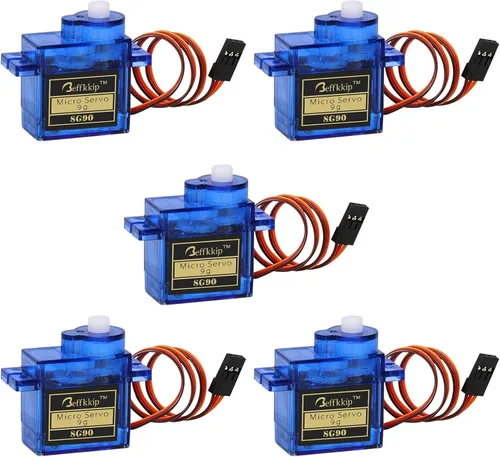 Miniatura 8 de 12 piezas de servos micro SG90 de 0.317 oz. para control remoto de robot, helicóptero, avión, auto, barco