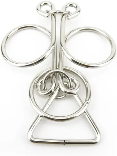 1 x Sabiduría Lógica Mente Inteligencia Brainteaser Formación Pensamiento Creativo Puzzle Juguetes Desenredamiento Juego WT412 Dragonfly Metal Ring