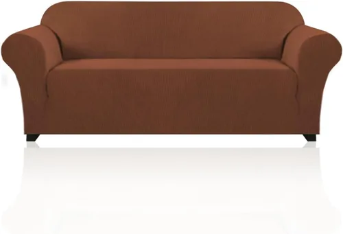 Miniatura 77 de PrinceDeco Funda elástica para sofá de 3 cojines, protector de muebles con parte inferior elástica antideslizante, apta para perros