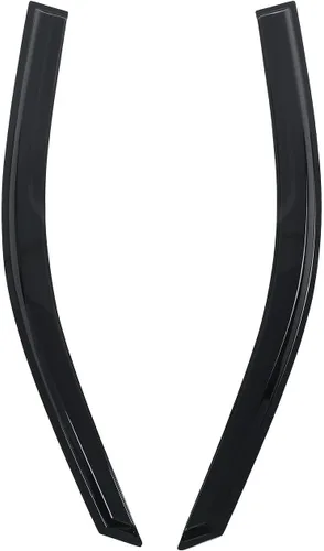 Miniatura 5 de Viseras adhesivas de ventana compatibles con Honda Civic Coupe 2012-2015 serie 2 puertas, deflector de ventana, protector de lluvia ahumado
