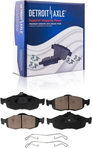 Miniatura 87 de Detroit Axle - Pastillas de Freno para Nissan Altima Sentra 350Z Juke INFINITI G35, Pastillas de Freno Cerámica Delanteras y Traseras Reemplazo