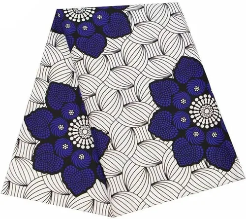 Miniatura 13 de HollandaisWax Tela africana 6 yarda impresa tela africana Ankara tela de cera para vestido de fiesta 6681NEWa