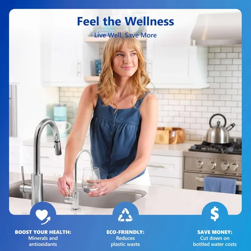 Miniatura 8 de Sistema de filtro de agua de ósmosis inversa Express Water, reducción de cloro, Certificado NSF