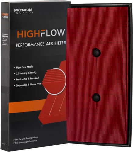 HIGHFLOW de alto rendimiento, filtro de aire de motor desechable pre-aceitado PA9950X | Compatible con 2012-2016 Mercedes-Benz E350, 2016-2019
