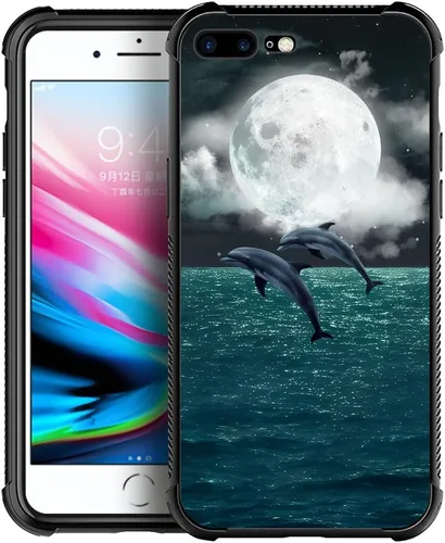 Miniatura 23 de Funda compatible con iPhone 7/8, diseño de bandera estadounidense con diseño de tiro con arco al aire libre, a prueba de golpes, antiarañazos