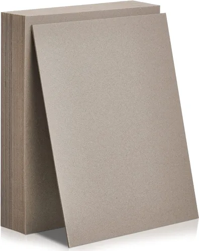Miniatura 15 de 20 Piezas Tablero para Libros, Tablero de Encuadernadores Cartón Prensado Tablero para Libros de Diseño Kraft Hojas de Cartón Prensado de Servicio