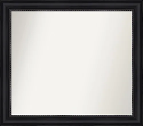 Miniatura 276 de Amanti Art Espejo personalizado, espejo de baño negro Astor, espejo de pared o espejo de tocador de baño sobre el fregadero (25 x 25 pulgadas)