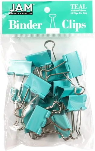 Miniatura 40 de Broches aprietapapeles JAM Paper®, Blanco