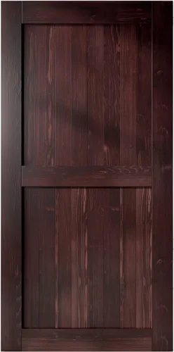 Miniatura 23 de Homacer Puerta de granero de madera maciza de 34 pulgadas de ancho x 84 pulgadas de alto x 1-3/8 pulgadas de profundidad, acabado y sin ensamblar