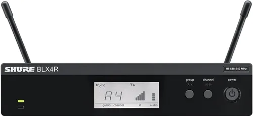 Miniatura 10 de Shure BLX4 Receptor de Canal Único - para uso con Sistemas Inalámbricos BLX, Transmisor Vendido por Separado Banda H9 (BLX4=-H9)