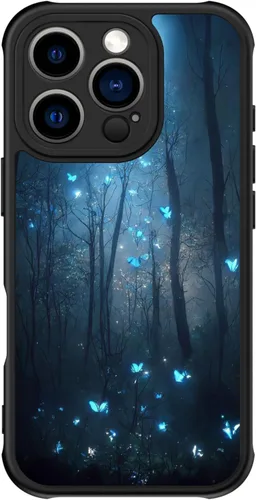 Miniatura 92 de FUNMIKO Funda para iPhone 16 Plus, carga inalámbrica y protección de grado militar, diseño floral moderno para mujeres y niñas, funda antideslizante