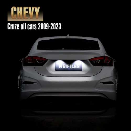 Miniatura 4 de Luces LED para matrícula compatibles con Chevy Cruze 2009-2023 reemplazo de luz de matrícula