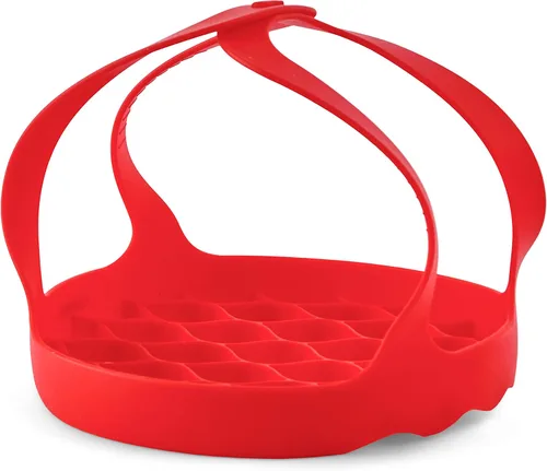 Miniatura 2 de Cuisipro Eslinga de silicona para cocinar y hornear, 19.75 x 7.88 x 1.13 pulgadas, rojo