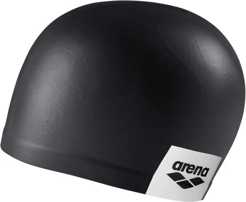 Miniatura 2 de Arena Gorra de natación unisex de silicona moldeada con logotipo para adultos, para entrenamiento intensivo, reducido arrastre, ajuste cómodo