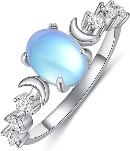 Anillo de nudo de brujas de plata de ley 925, anillo de nudo celta de abulón, joyería wiccana, joyería irlandesa, regalos para mujeres y niñas