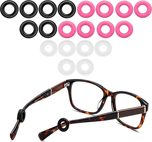 Miniatura 12 de MOLDERP Agarre de Oreja para Gafas - Retenedor de Funda de Patilla de Anteojos, Retenedores de Gafas Antideslizantes de Comodidad Para Anteojos