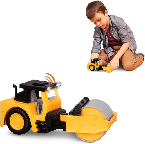 Miniatura 31 de DRIVEN by Battat Camión volquete micro - Camión volquete de juguete con luces, sonidos y piezas móviles para niños de 3 años en adelante