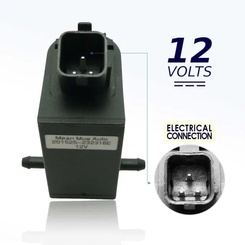 Miniatura 3 de 201525-232316E Bomba de limpiaparabrisas con arandela - Motor de arandela compatible con Hyundai, Kia - Reemplaza OEM #: 98510-1C100, 98510-26100