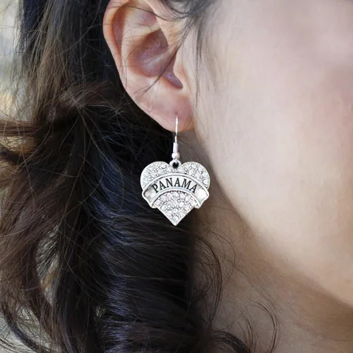 Miniatura 3 de Inspired Silver - Pendientes de plata con diseño de corazón con circonita cúbica