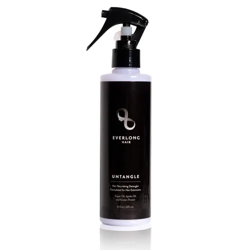 everlong Acondicionador desenredante desenredante desenredante para extensiones de cabello y pelucas, impregnado con proteína de queratina, aceite