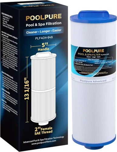 POOLPURE Filtro de spa 4CH-949 reemplaza a Pleatco PWW50L, 200702, fil50-5d13h15fct-3, Filbur FC-0172, SD-01143, 817-4050, FD2007, Waterway Teleweir